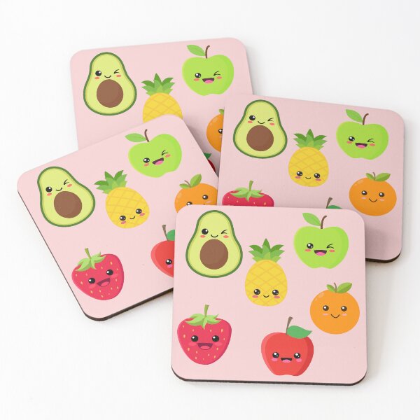 Item preview, Cute kawaii fruits designed and sold by Printdesigns1.