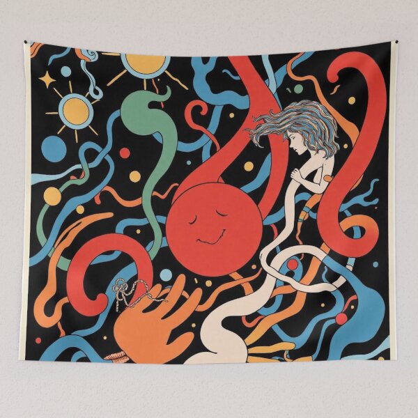 Item preview, Bold Celestial Abstract Art designed and sold by Esterlane.
