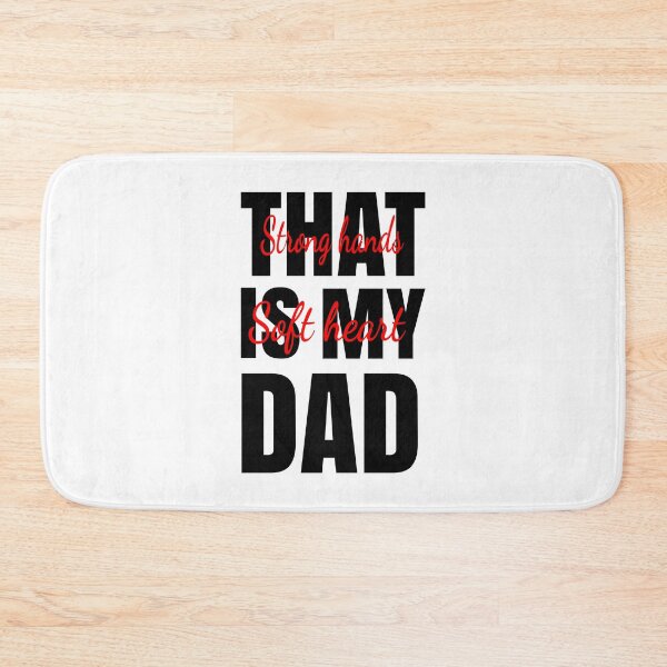 Item preview, Strong Hands Soft Heart Dad Quote Retro Style designed and sold by MONTRIS.