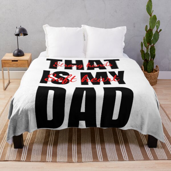 Item preview, Strong Hands Soft Heart Dad Quote Retro Style designed and sold by MONTRIS.
