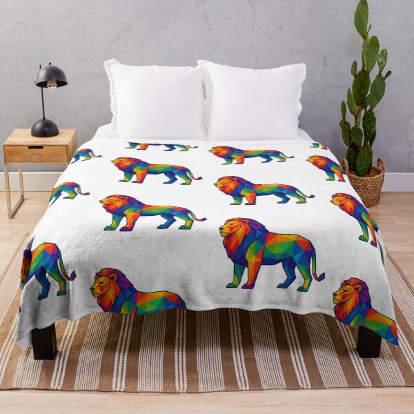 Item preview, Prismatic Lion Full-Body designed and sold by TheWonkyEaselCo.