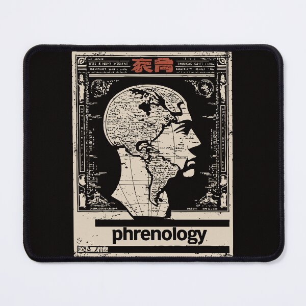 Item preview, Phrenology – Vintage Brain Map with Japanese Brutalism designed and sold by TuncGK.