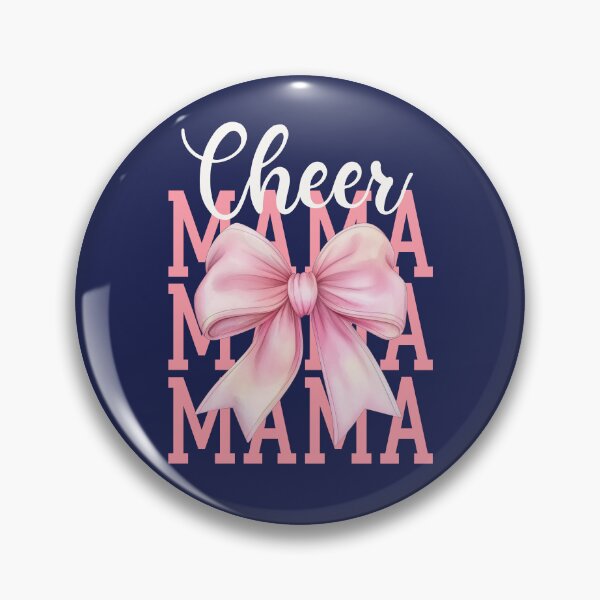 Item preview, Cheer Mama Vintage Coquette Bow for Cheer Mom designed and sold by 2Duckies.