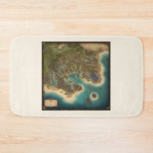 Item preview, The Lost Village Fantasy Map designed and sold by VA Design.