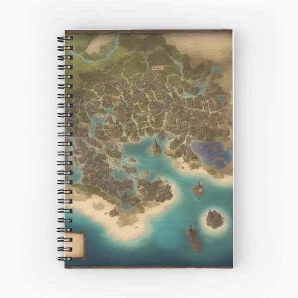 Item preview, The Lost Village Fantasy Map designed and sold by VA Design.