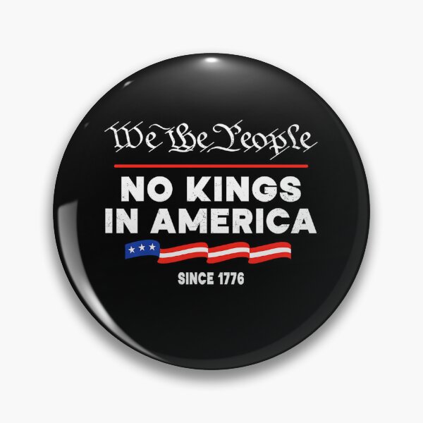 Item preview, No Kings in America - Patriotic Anti-Monarchy Statement funny 2025 designed and sold by kawaiivsglitch.