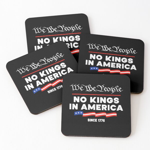 Item preview, No Kings in America - Patriotic Anti-Monarchy Statement funny 2025 designed and sold by kawaiivsglitch.