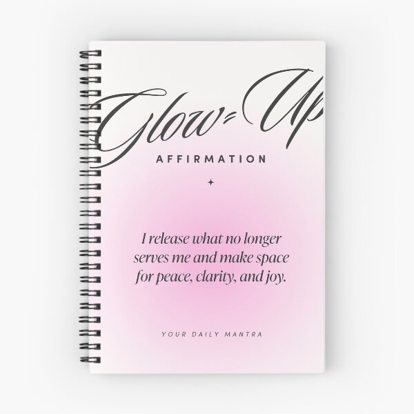 Item preview, Pink Feminine Glow-Up Affirmation Poster – I Release What No Longer Serves Me – Soft Life Wall Art for Women designed and sold by jenelectra.