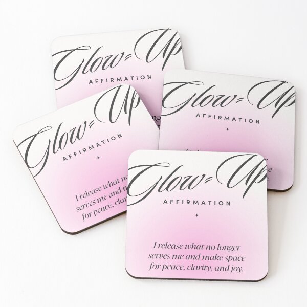 Item preview, Pink Feminine Glow-Up Affirmation Poster – I Release What No Longer Serves Me – Soft Life Wall Art for Women designed and sold by jenelectra.