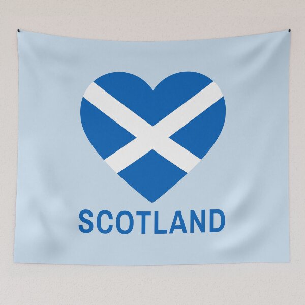 Item preview, Scotland Flag Heart designed and sold by Jeallan Designs.