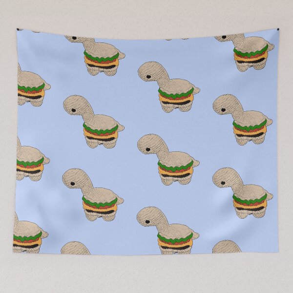 Item preview, Crochet Dino Burger designed and sold by KandKKrafts.