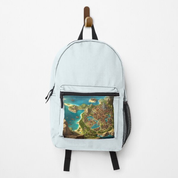 Item preview, Coastal Atlantis City Map designed and sold by VA Design.
