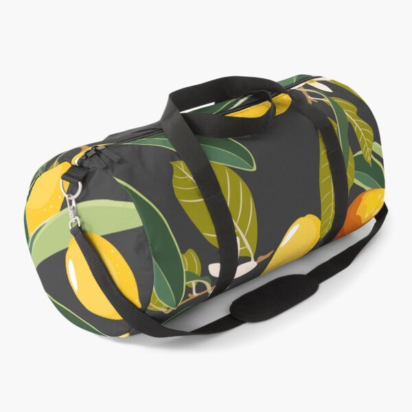 Item preview, Cartoon style seamless pattern with Fortunella or Kumquat and lemon exotic fruits, flowers and leaves. designed and sold by MatyKotiv.
