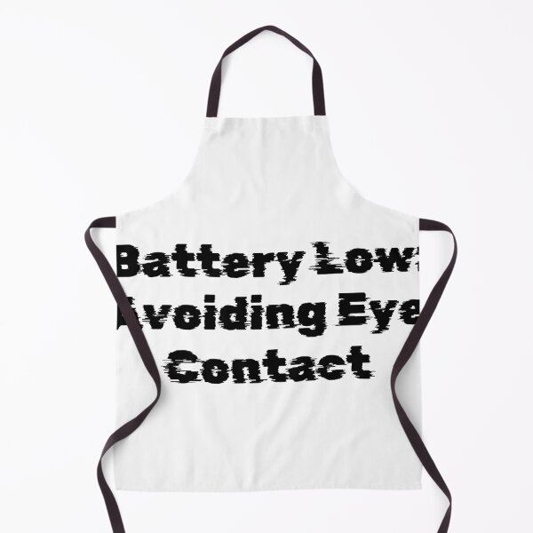 Item preview, Battery Low: Avoiding Eye Contact designed and sold by Ninjacatoff.