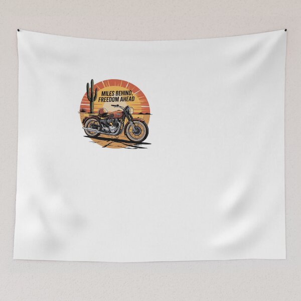 Item preview, Miles Behind, Freedom Ahead-biker Adventure designed and sold by MrERNST.