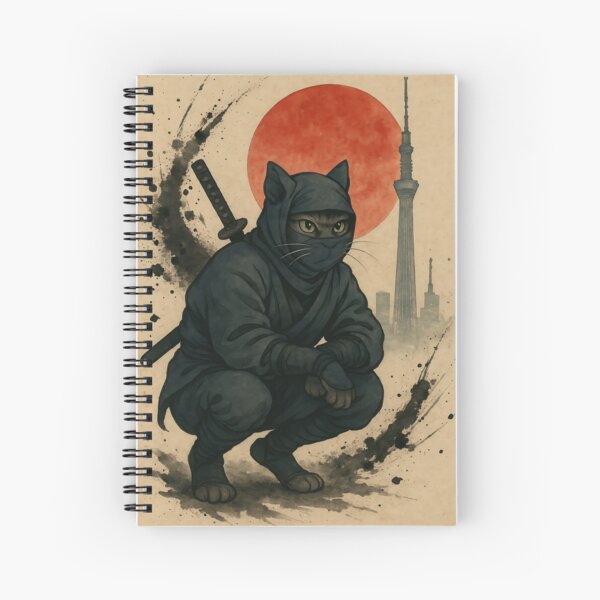 Item preview, Shadow Ninja Cat: Tokyo Sentinel designed and sold by Zen Cat Studio.