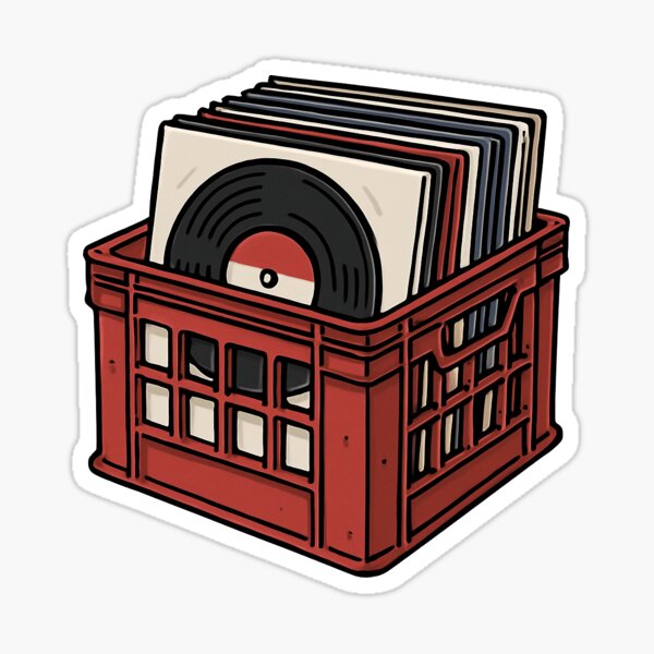 Item preview, Vinyl Crate designed and sold by ZAMNSupply.