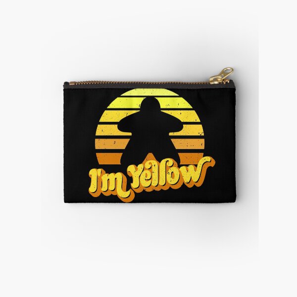 Item preview, I'm Yellow Meeple Retro Sunset for Board Game Night designed and sold by Pawsitive Pixel Studio.