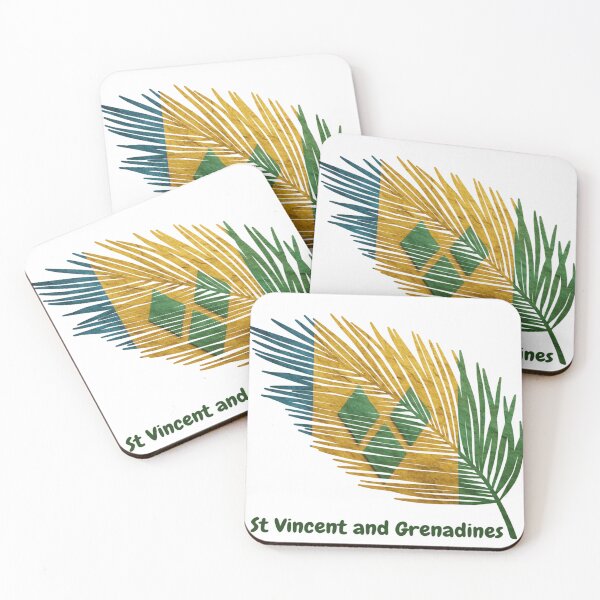 Item preview, Abstract Flag of Saint Vincent and the Grenadines – Feather Design designed and sold by ArteJorge48.