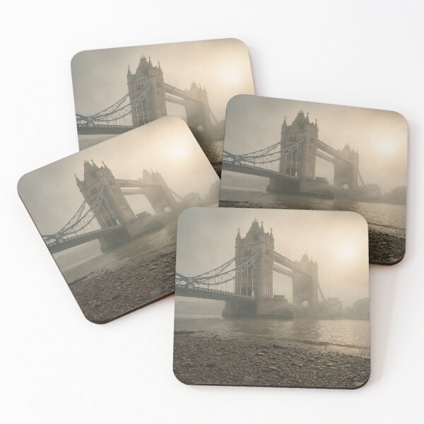 Item preview, Misty Elegy: Tower Bridge at Dusk designed and sold by Lukasphere.