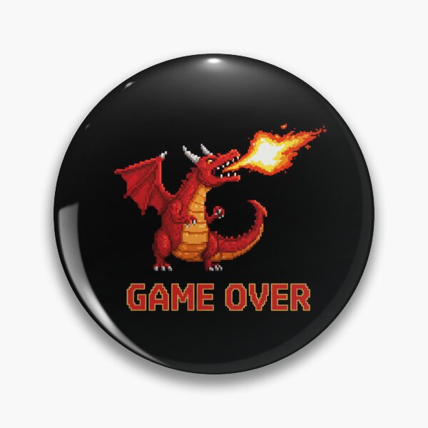 Item preview, Game Over – Retro 8-Bit Arcade T-Shirt designed and sold by Kerbster.