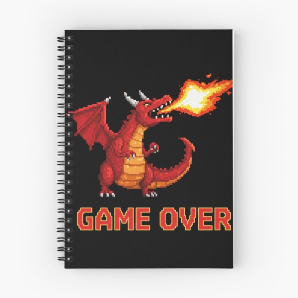 Item preview, Game Over – Retro 8-Bit Arcade T-Shirt designed and sold by Kerbster.