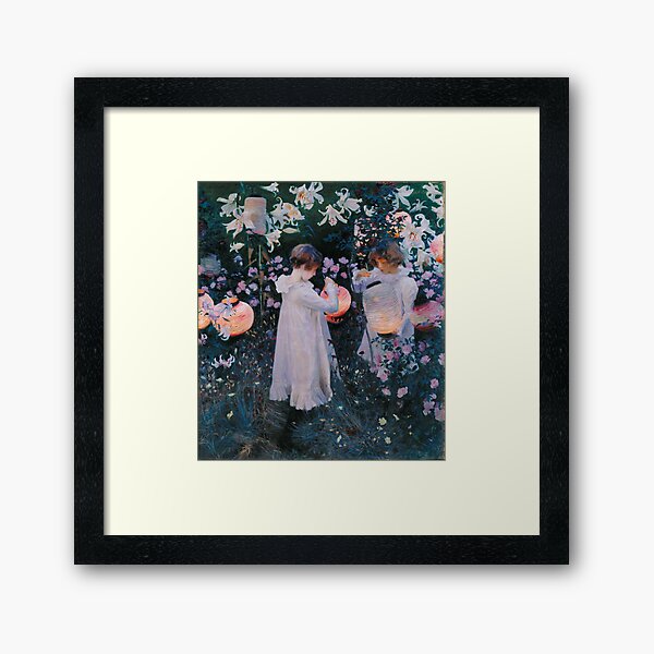 Aperçu de l'œuvre John Singer Sargent - Oeillet, Lily, Lily, Rose créée et vendue par themasters.