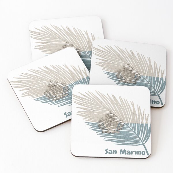 Item preview, Abstract Flag of San Marino – Feather Design designed and sold by ArteJorge48.