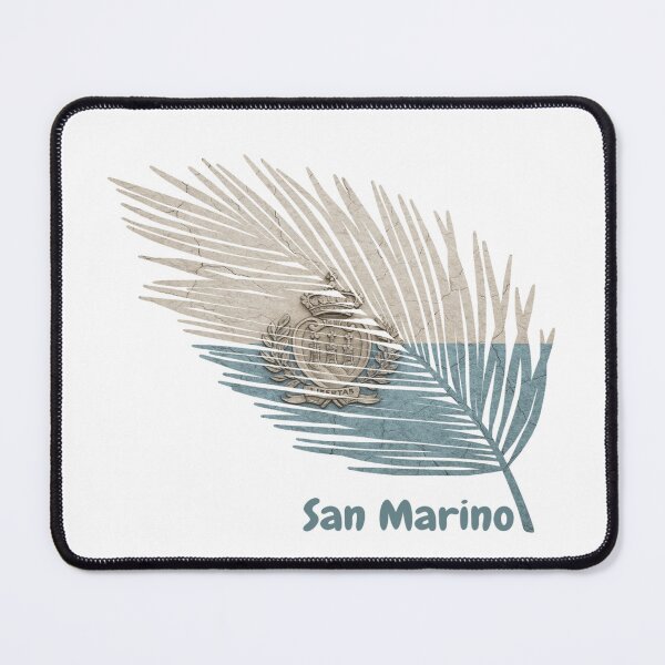 Item preview, Abstract Flag of San Marino – Feather Design designed and sold by ArteJorge48.