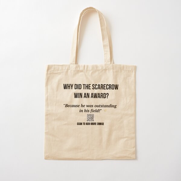 Item preview, Worst Joke Ever – Scarecrow Award with QR Code designed and sold by BrushRushX.