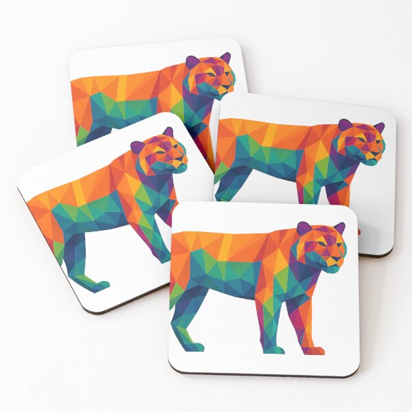 Item preview, Prismatic Tiger Full-Body  designed and sold by TheWonkyEaselCo.