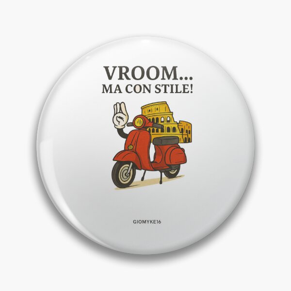 Item preview, “Vroom... Ma con Stile! ?? – Vespa Italiana e Colosseo” designed and sold by Giomyke16.