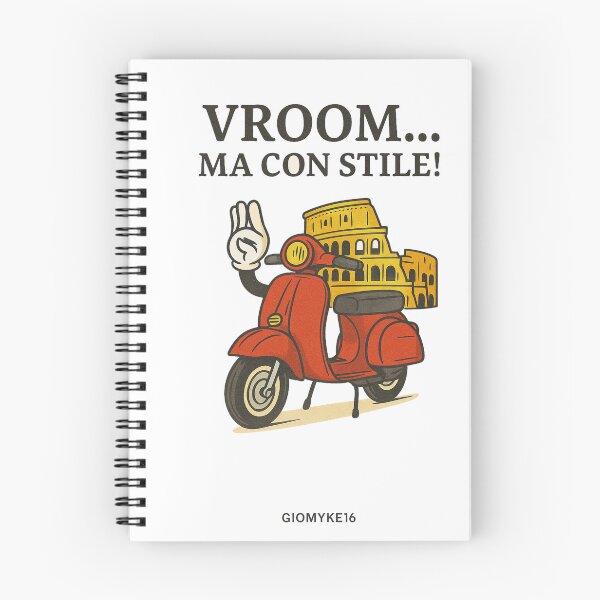 Item preview, “Vroom... Ma con Stile! ?? – Vespa Italiana e Colosseo” designed and sold by Giomyke16.