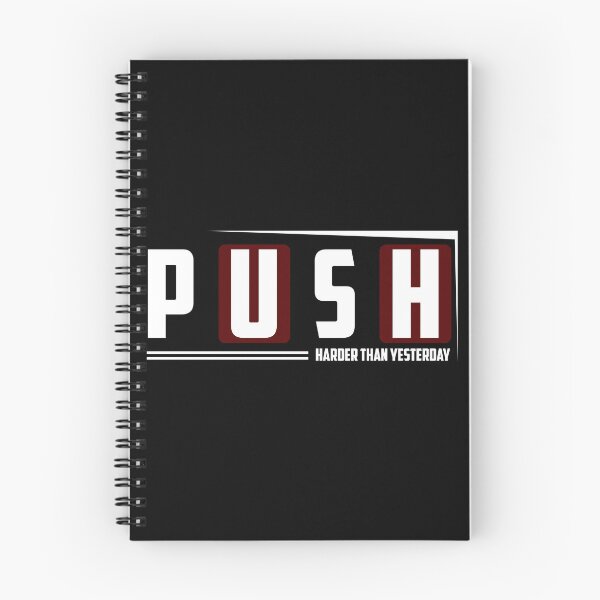 Item preview, Push Harder Than Yesterday designed and sold by TheFineShirt.