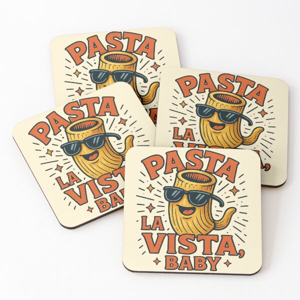 Item preview, Pasta La Vista Baby – Funny Pasta Pun 90s Movie Reference designed and sold by GirlyPopped.