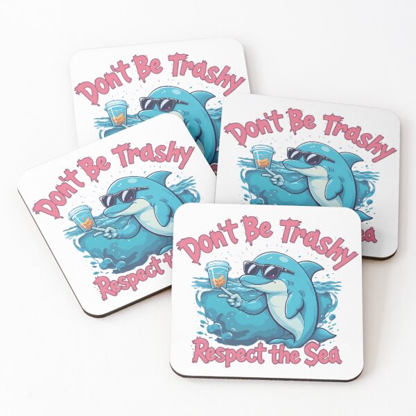 Item preview, Don't Be Trashy - Respect the Sea designed and sold by IndulgentBob.