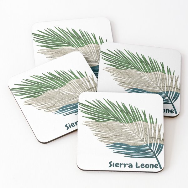 Item preview, Abstract Flag of Sierra Leone – Feather Design designed and sold by ArteJorge48.