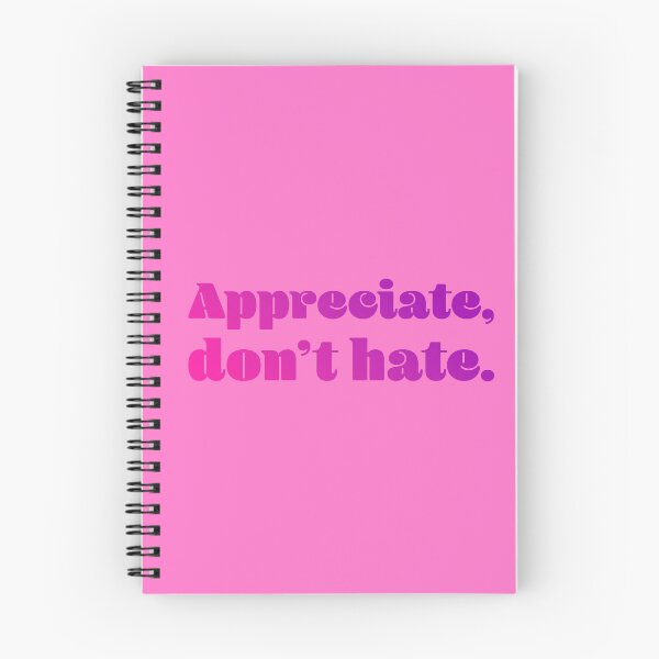 Item preview, Appreciate, Don't Hate - Pink Violet designed and sold by sillyjess.
