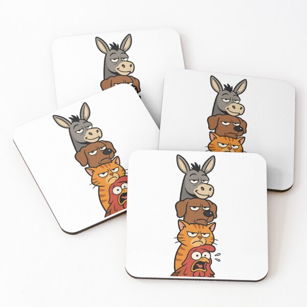 Item preview, Bremen Town Musicians Parody (faces) designed and sold by bremencore.