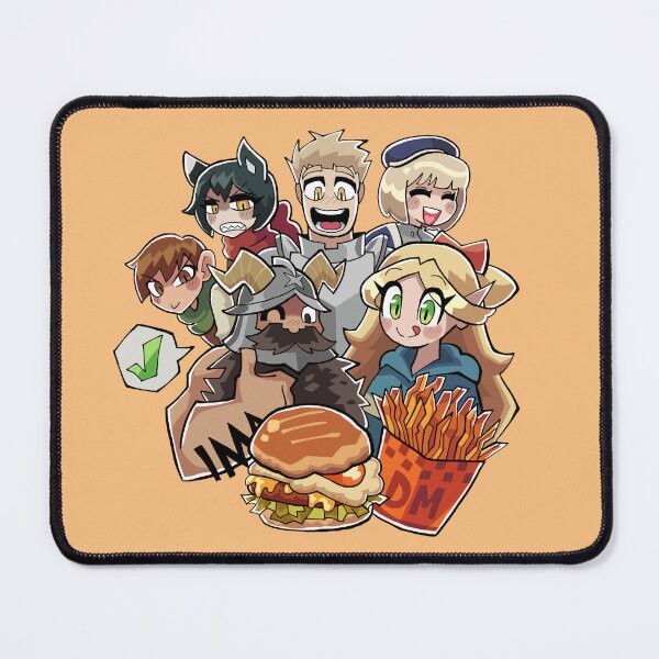 Item preview, Dungeon Meshi Burger and Fries designed and sold by Chilo-Pods.