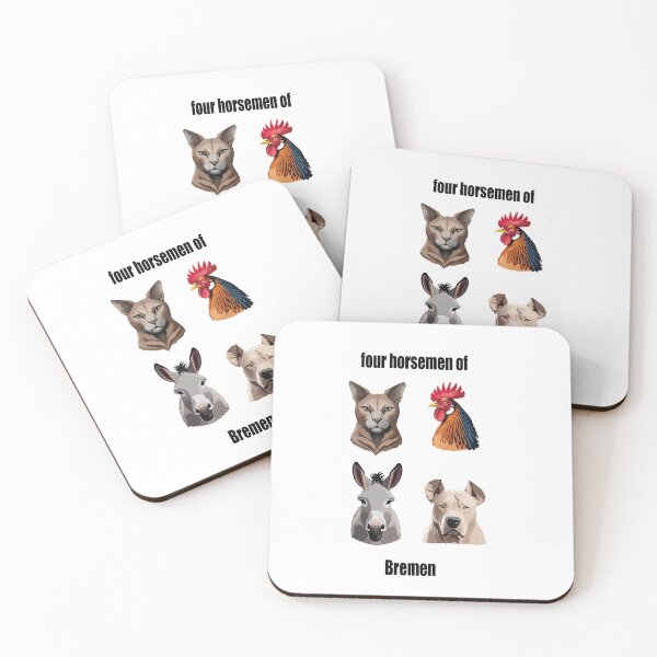 Item preview, The Four Horsemen of Bremen designed and sold by bremencore.