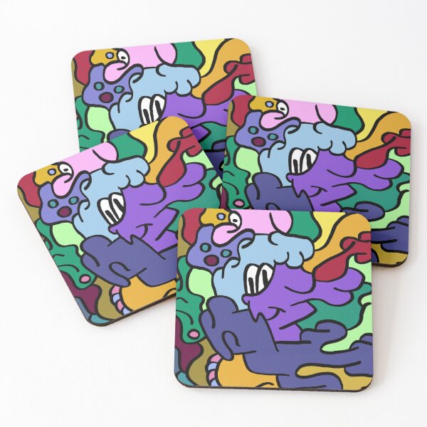 Item preview, Colorstorm Creature Parade: Abstract Psychedelic Art by Cotchichi designed and sold by Cotchichi.