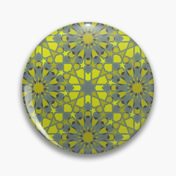 Item preview, Yellow Mosaic – Islamic Geometric Design designed and sold by Tarjiart.