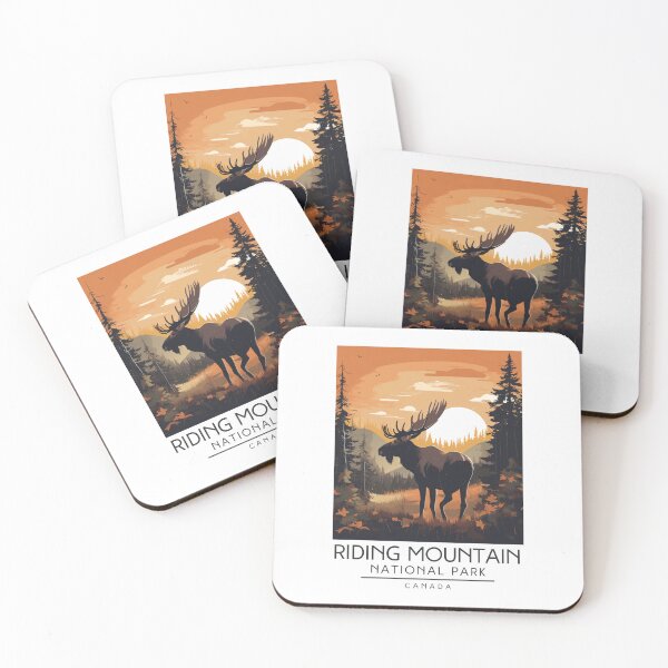 Item preview, A Vintage Illustration of Riding Mountain National Park - Canada designed and sold by GoodOldVintage.