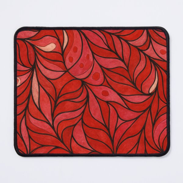 Item preview, Red Stained Glass Flow Design designed and sold by Pacika.