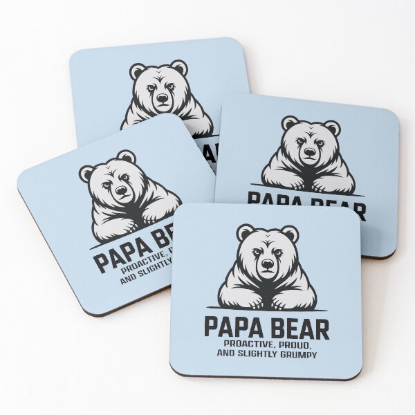 Item preview,  Papa Bear – Proactive, Proud & Slightly Grumpy designed and sold by UpliftSoul.