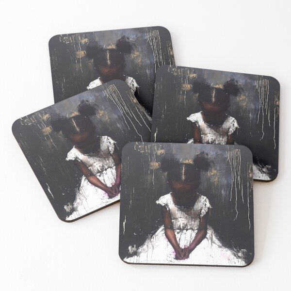 Item preview, Pretty Little Black Girl Abstract Art designed and sold by ArtbyJustis.
