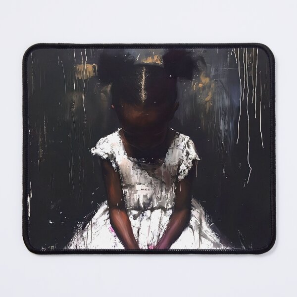 Item preview, Pretty Little Black Girl Abstract Art designed and sold by ArtbyJustis.