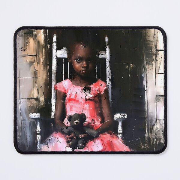 Item preview, Pretty Little Black Girl Abstract Art designed and sold by ArtbyJustis.