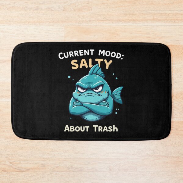 Item preview, Salty Fish Against Ocean Trash - World Ocean Day designed and sold by IndulgentBob.